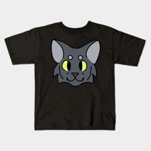 Gray Cat Kids T-Shirt